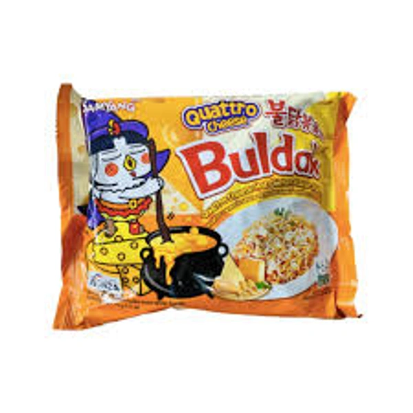 SAMYANG BULDAK QUATTRO CHEESE HOT CHICKEN FLAVOUR RAMEN - 145GM