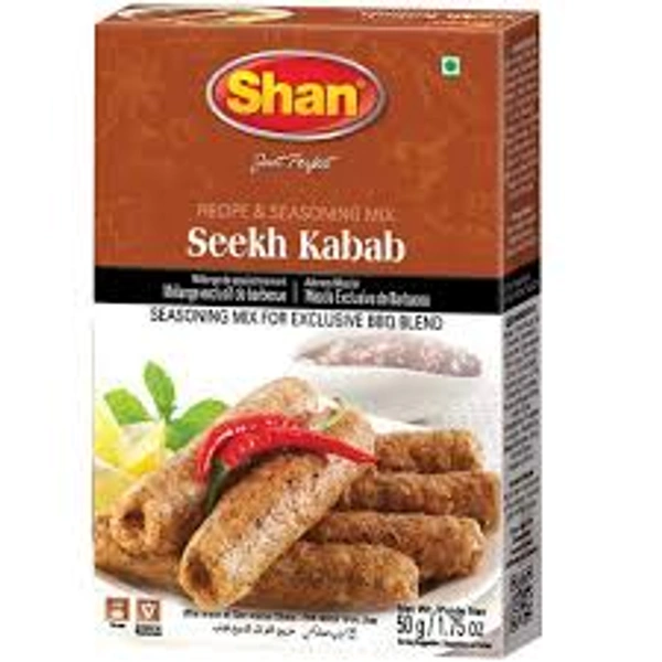 SHAN SEEKH KABAB MASALA - 50GM