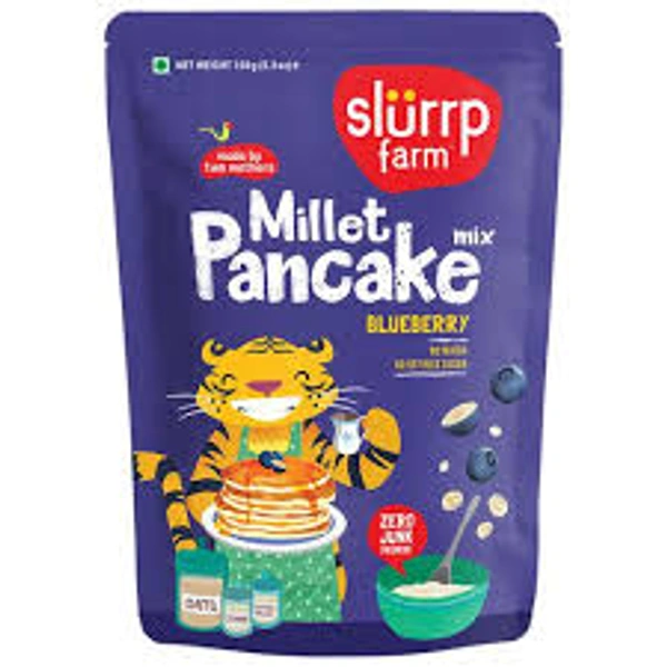 SLURRP FARM MILLET PANCAKE MIX BLUEBERRY - 150GM
