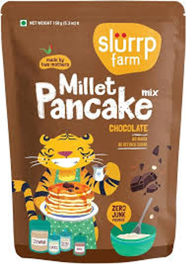 HALDIRAMS SLURRP FARM MILLET PANCAKE MIX CHOCOLATE - 150GM