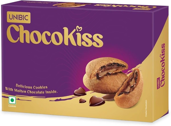 UNIBIC CHOCO KISS COOKIES - 250GM