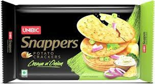 UNIBIC SNAPPERS CREAM&ONION POTATO CRACKER - 300GM