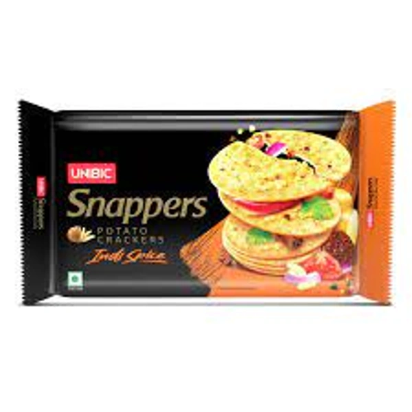 UNIBIC SNAPPERS INDI SPICE POTATO CRACKER - 300GM