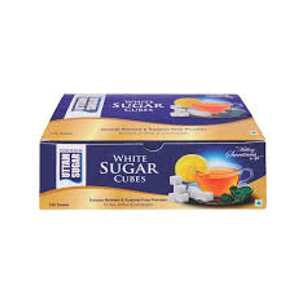 UTTAM WHITE SUGAR CUBES - 500GM