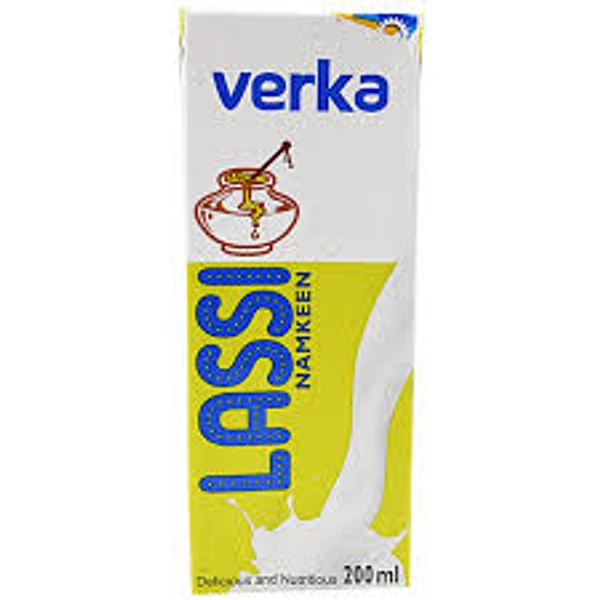 VERKA LASSI NAMKEEN TETRA PACK - 200ML