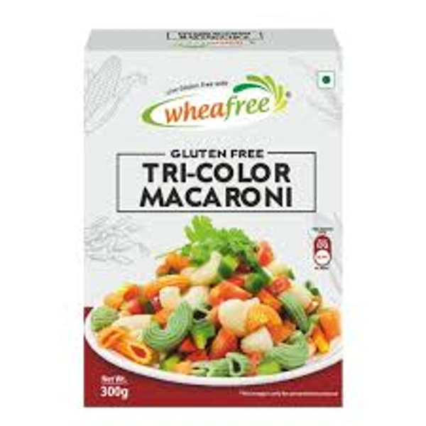 WHEAFREE GLUTEN FREE TRICOLOR MACARONI - 300GM