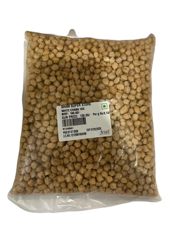 SHAM SUPER STORE WHITE CHANA - 1KG