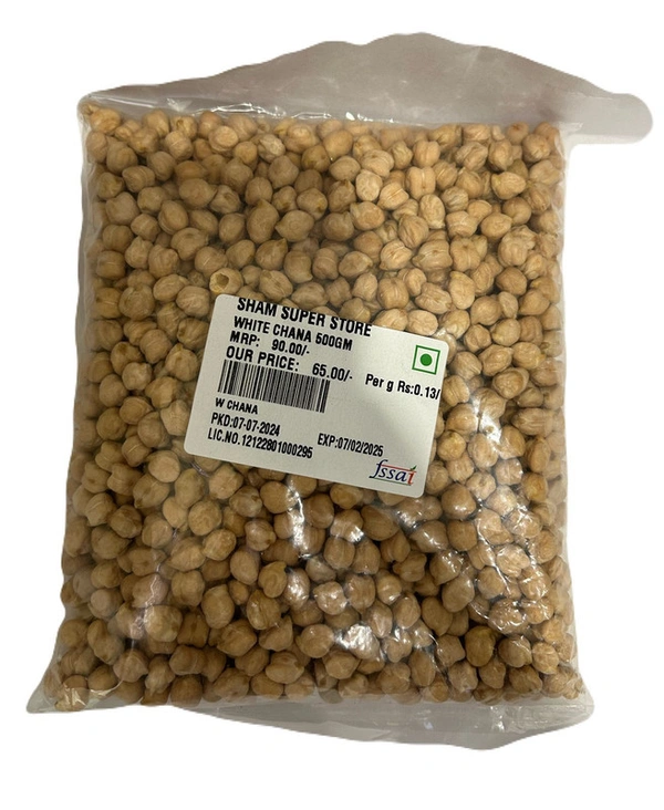 SHAM SUPER STORE WHITE CHANA - 500GM