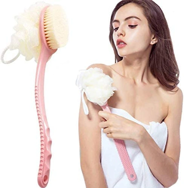2 in 1 Bathing Loofah Brush - Standard
