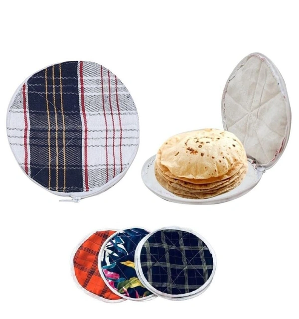 Cotton Roti Cover Roti Rumal Round - Standard