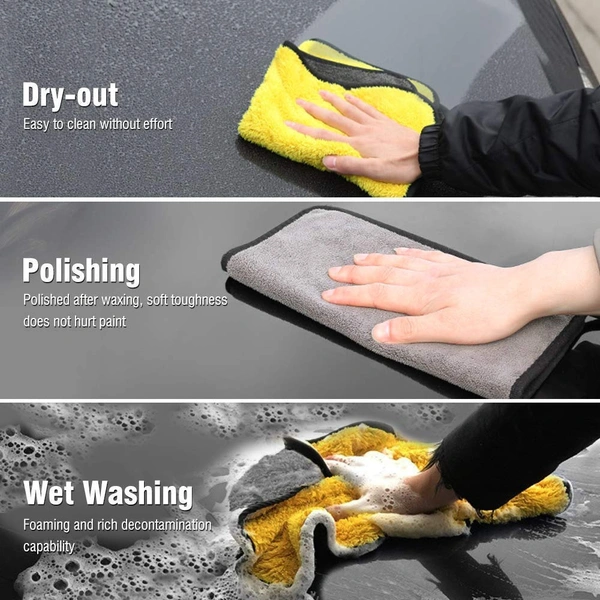 Microfiber Cleaning Car Towel 40x60 - 40x60 CM