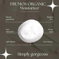 Frumos Organic Skin Brightening Face Cream  - White, 100ml
