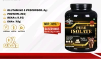 𝐂𝐎𝐌𝐁𝐎 :𝗣𝗨𝗥𝗘 𝗜𝗦𝗢𝗟𝗔𝗧𝗘 - 2𝗞𝗚 + LEO FAT BURNER + BCAA 30S