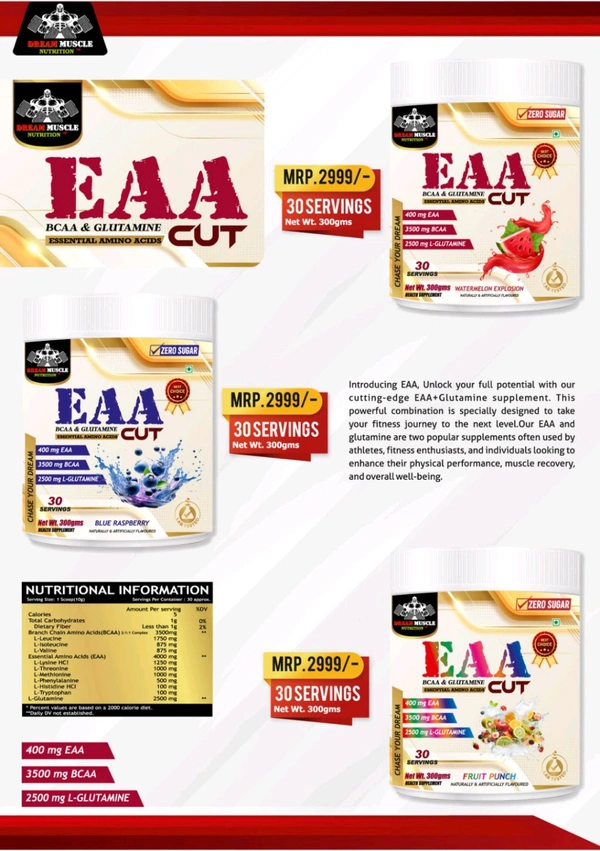 𝐂𝐎𝐌𝐁𝐎 : 𝗥𝗜𝗣𝗣𝗘𝗗 𝗪𝗛𝗘𝗬 -  2𝗞𝗚 + LEO FAT BURNER + EAA 30S