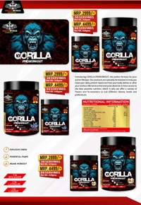 𝐂𝐎𝐌𝐁𝐎 :𝗣𝗨𝗥𝗘 𝗜𝗦𝗢𝗟𝗔𝗧𝗘 - 2𝗞𝗚 + LEO FAT BURNER + GORILLA PREWORKOUT 30S