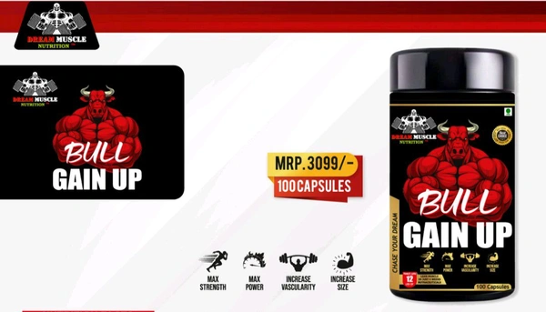 𝐂𝐎𝐌𝐁𝐎 :𝗕𝗨𝗟𝗟 𝗠𝗔𝗦𝗦 𝗚𝗔𝗜𝗡𝗘𝗥 - 3𝗞𝗚 + BULL GAIN UP + BCAA 60S