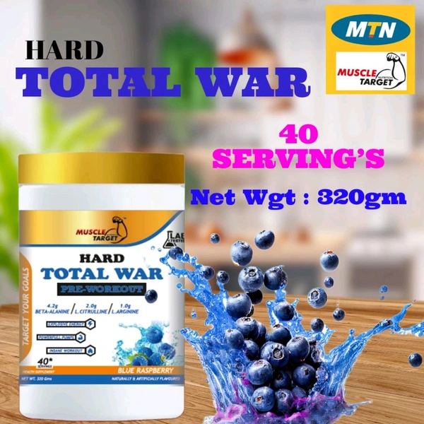 𝐌𝐔𝐒𝐂𝐋𝐄 𝐓𝐀𝐑𝐆𝐄𝐓 𝐍𝐔𝐓𝐑𝐈𝐓𝐈𝐎𝐍 (𝗠𝗧𝗡) 𝗛𝗔𝗥𝗗 𝗧𝗢𝗧𝗔𝗟 𝗪𝗔𝗥 - 40 𝗦𝗘𝗥𝗩𝗜𝗡𝗚'𝗦 - 40 SERVING'S, BLUEBERRY