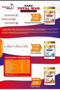 𝐌𝐔𝐒𝐂𝐋𝐄 𝐓𝐀𝐑𝐆𝐄𝐓 𝐍𝐔𝐓𝐑𝐈𝐓𝐈𝐎𝐍 (𝗠𝗧𝗡) 𝗛𝗔𝗥𝗗 𝗧𝗢𝗧𝗔𝗟 𝗪𝗔𝗥 - 40 𝗦𝗘𝗥𝗩𝗜𝗡𝗚'𝗦 - 40 SERVING'S, WATERMELON