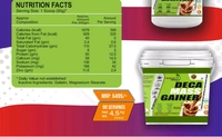 𝗖𝗢𝗠𝗕𝗢 : 𝗗𝗘𝗖𝗔 𝗠𝗔𝗦𝗦 𝗚𝗔𝗜𝗡𝗘𝗥 - 5𝗞𝗚 + GAINS PRO
