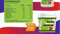 𝗖𝗢𝗠𝗕𝗢 : 𝗗𝗘𝗖𝗔 𝗠𝗔𝗦𝗦 𝗚𝗔𝗜𝗡𝗘𝗥 - 5𝗞𝗚 + GAINS PRO + BCAA 60S