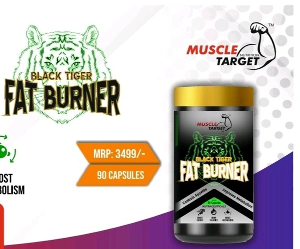 𝐌𝐔𝐒𝐂𝐋𝐄 𝐓𝐀𝐑𝐆𝐄𝐓 𝐍𝐔𝐓𝐑𝐈𝐓𝐈𝐎𝐍 (𝗠𝗧𝗡) 𝗕𝗟𝗔𝗖𝗞 𝗧𝗜𝗚𝗘𝗥 𝗙𝗔𝗧 𝗕𝗨𝗥𝗡𝗘𝗥 - 90 𝗖𝗔𝗣𝗦𝗨𝗟𝗘'𝗦