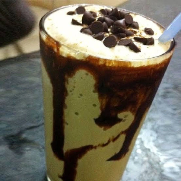 Cold Coffee With Chocolate Punch