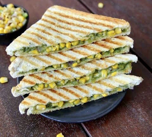 Paneer Corn Sandwich 