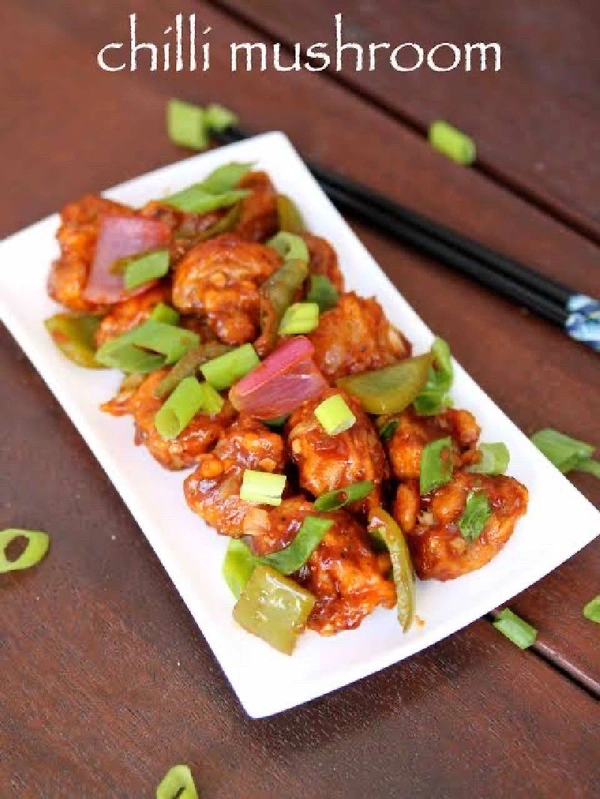 Mushroom Chilli 