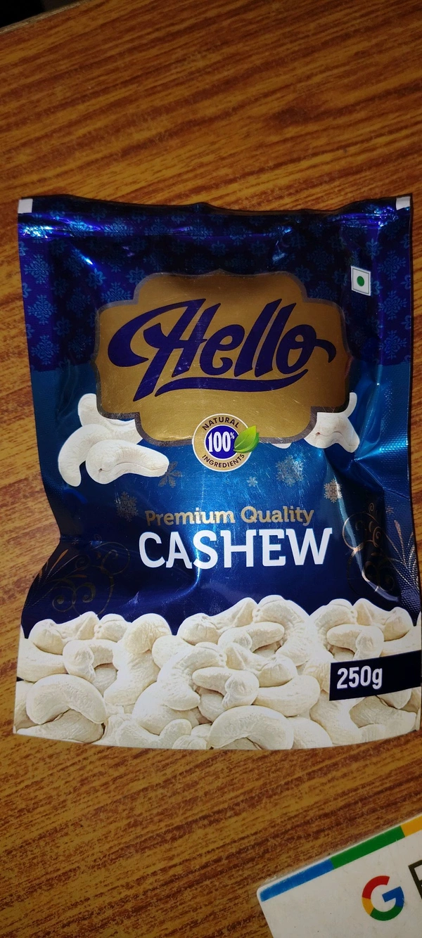 Hello Cashew (Kaju)     250gm - 250 Gram