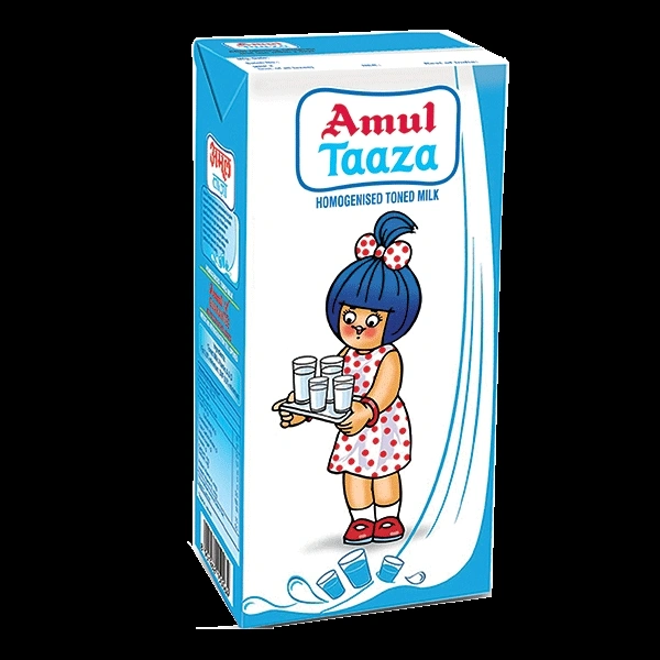 Amul Taaza Milk - 200 ml