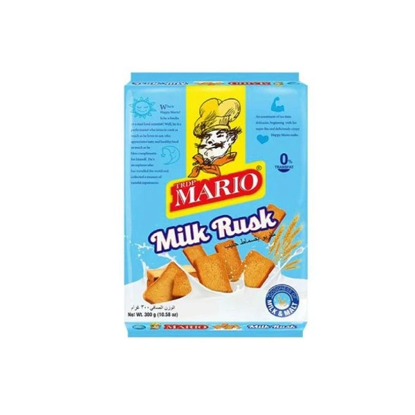 Mario Milk Rusk - 136 gm