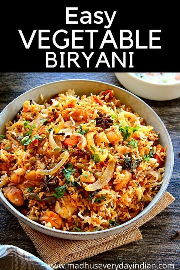 Veg Biryani - Half plate