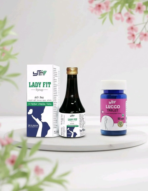 Lady Fit Syrup (लिकोरिया) - 200ml + 60 tablets