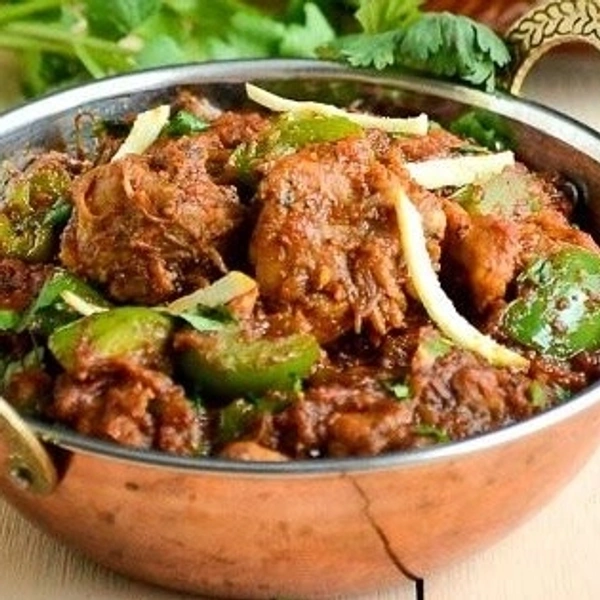 मटन कड़ाही  - हाफ प्लेट