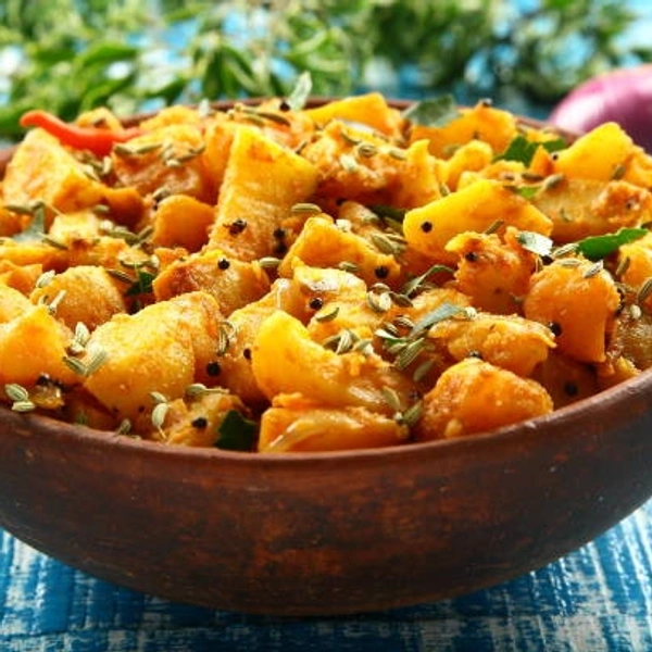 आलू जीरा सब्जी - हाफ प्लेट