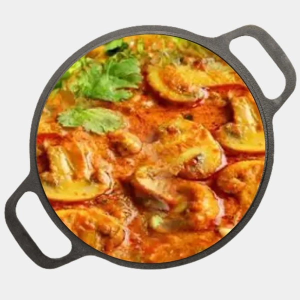 मशरूम कड़ाही  - हाफ प्लेट