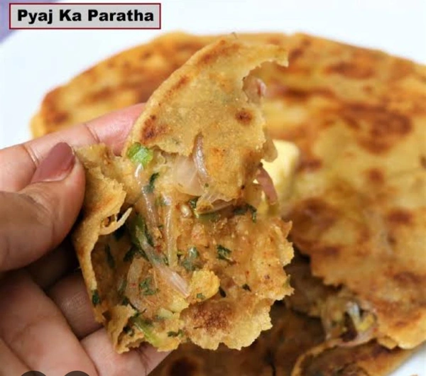 प्याज पराठा - Family restaurant, One piece