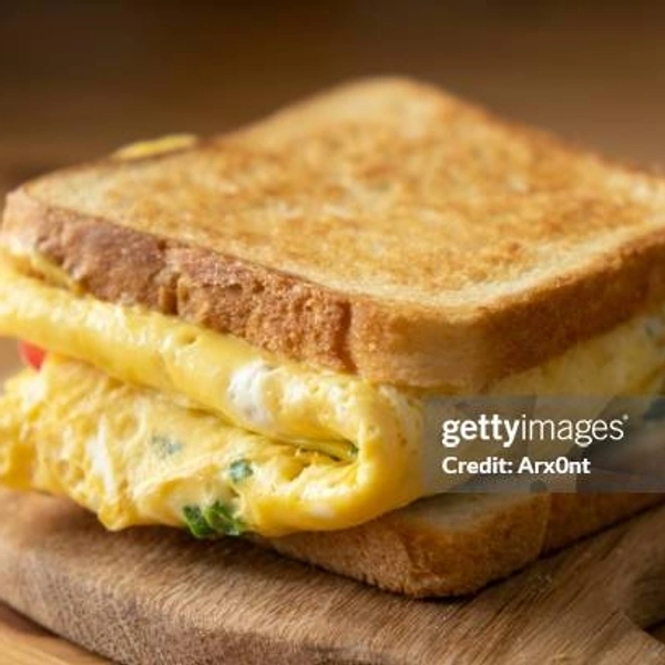 ब्रेड आमलेट  - हाफ प्लेट