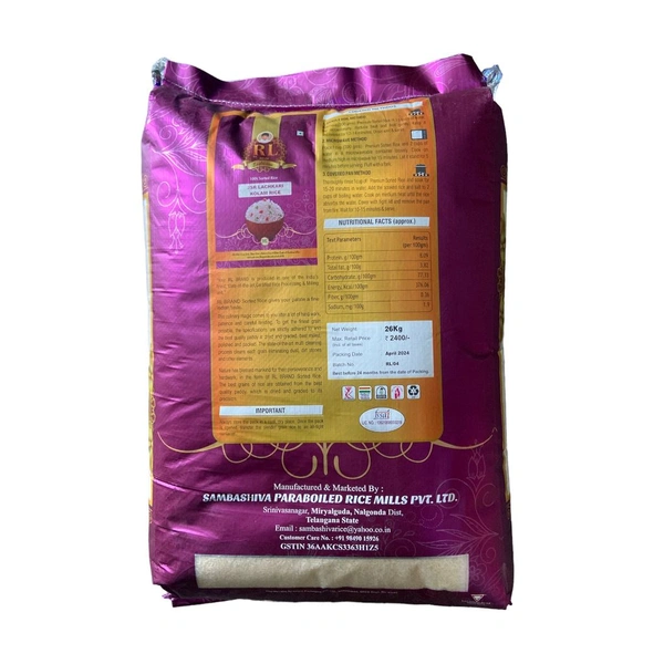 RL Delight Brand Kolam Rice