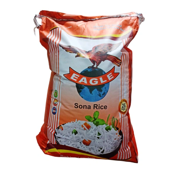 Eagle Brand Sona-Sortex Rice - 26Kg, Orange