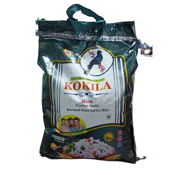Kokila Brand Sona-Sortex Rice - 10Kg, Dark