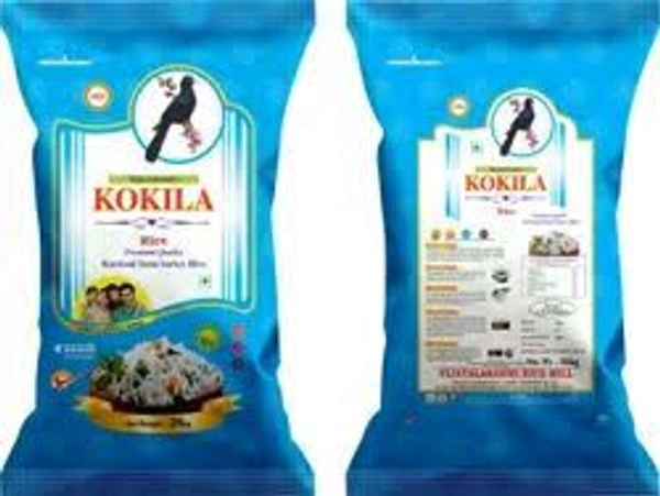 Kokila Brand Sona-Sortex Rice - 26Kg, Blue