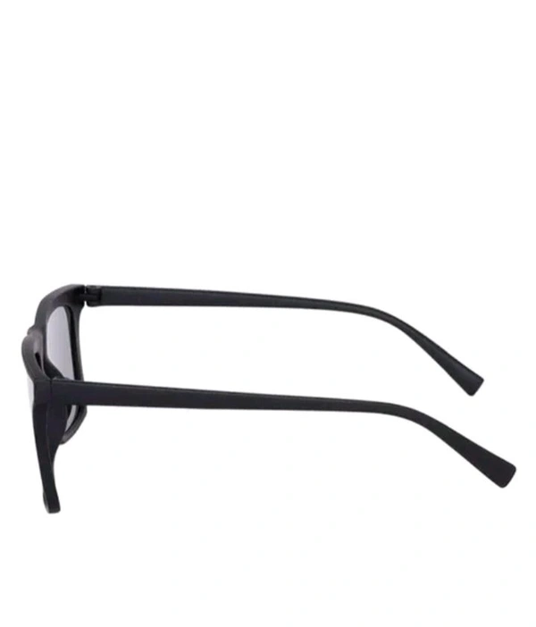 Black Square UV Protection Stylish Sunglasses for Men | Trendy Premium Look - Black