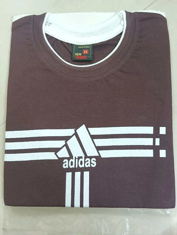 New Trend Tshirt Half  - XL, Solid Pink