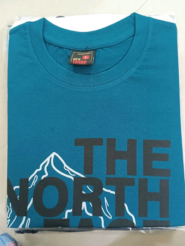 New Trend Tshirt Half - L, Blue Stone