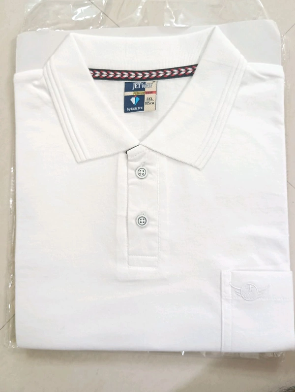 Jetway Tshirt  - White, 3XL