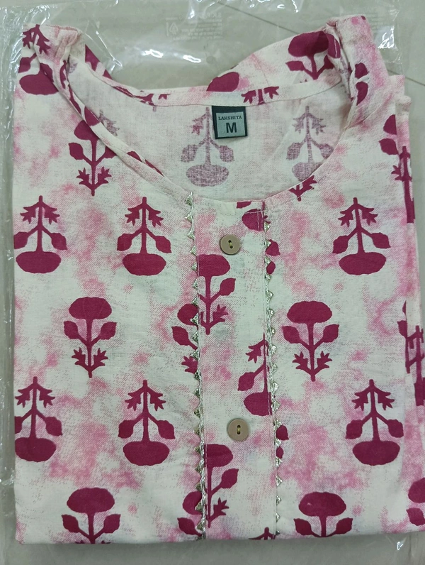 Cotton Kurti  - M