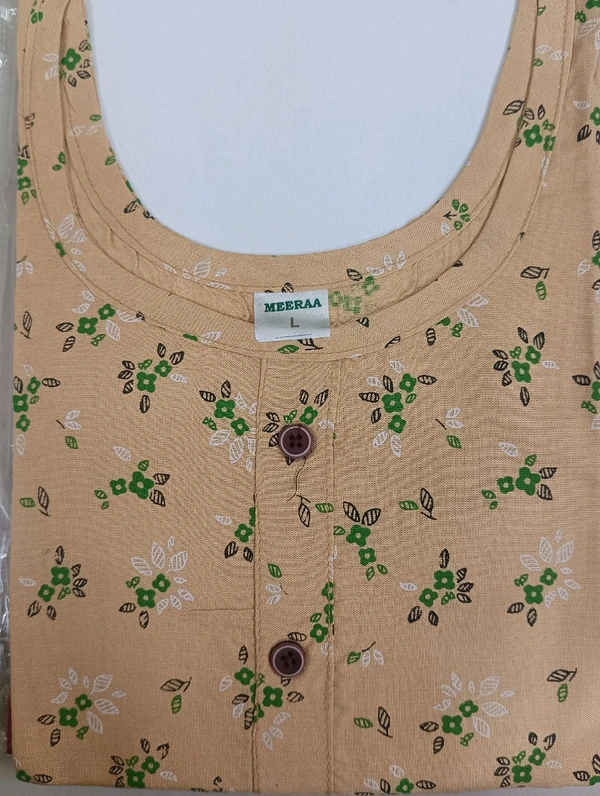 Meeraa Cotton Kurti  - L