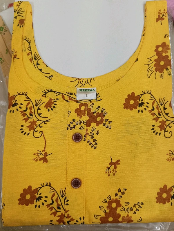 Meeraa Cotton Kurti  - L