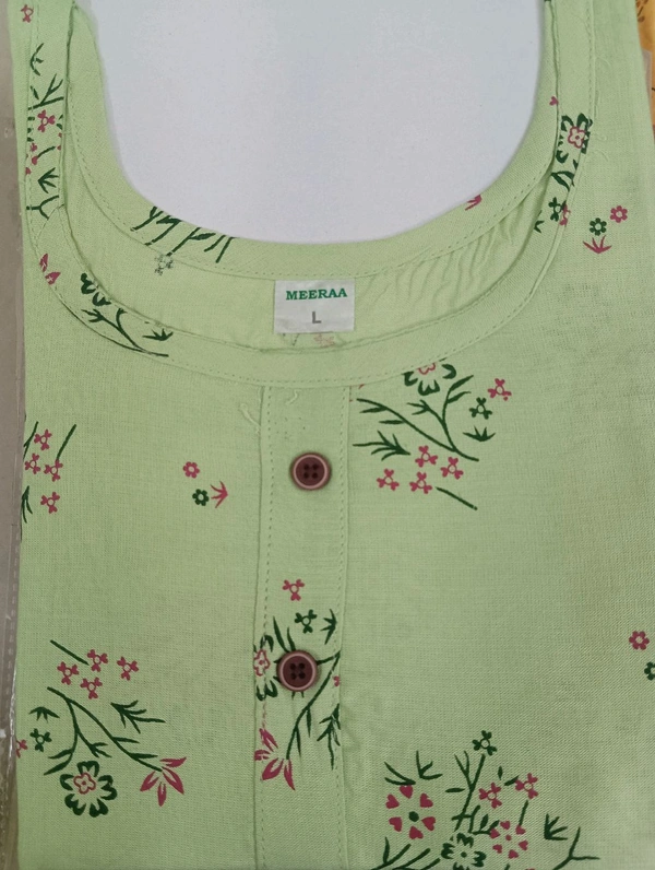 Meeraa Cotton Kurti  - L